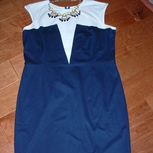 Venus Size 16 Navy Bodycon Dress NWOT